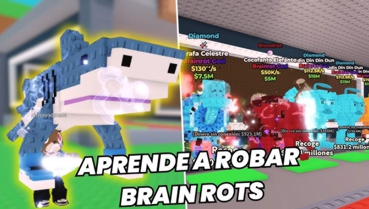 Aprende a robar brainrots en Steal a Brainrot