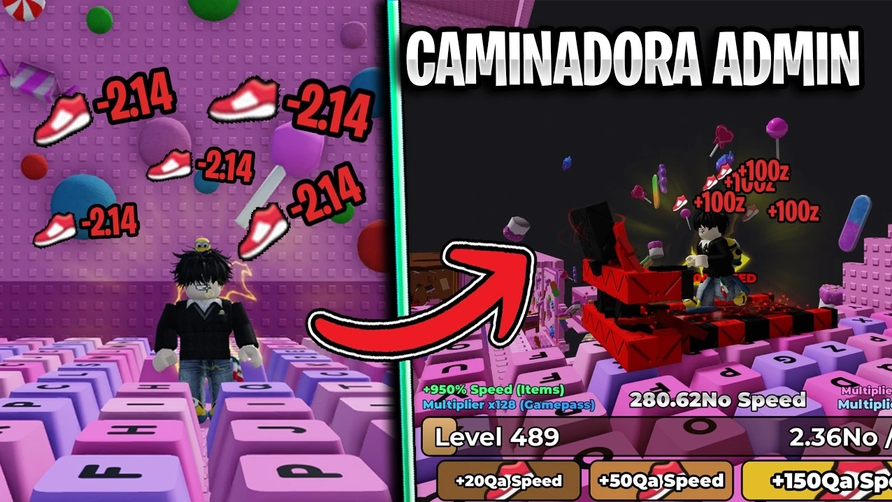 Caminadora Admin en Escapa del Teclado
